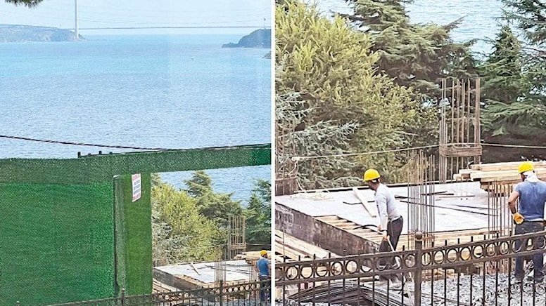MNG Holding’in patronundan Boğaz'da kaçak inşaat