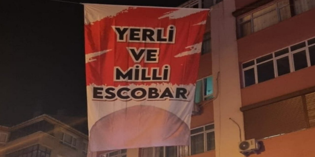 Zafer Partisi'nin kel kafalı 'Yerli ve milli Escobar' pankartına polis müdahalesi