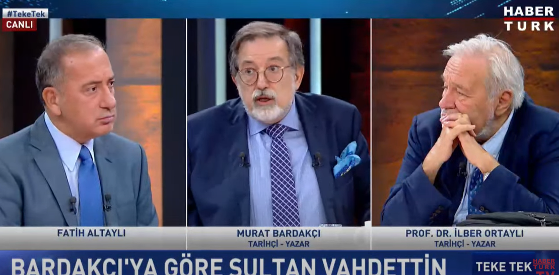 Fatih Altaylı, İlber Ortaylı ve Murat Bardakçı'yı konuk etti... Murat Bardakçı "Vahdettin hain değildir" dedi, sosyal medya yıkıldı