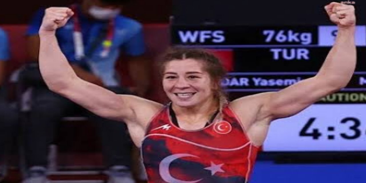 Milli güreşçi Yasemin Adar Yiğit yeniden şampiyon!