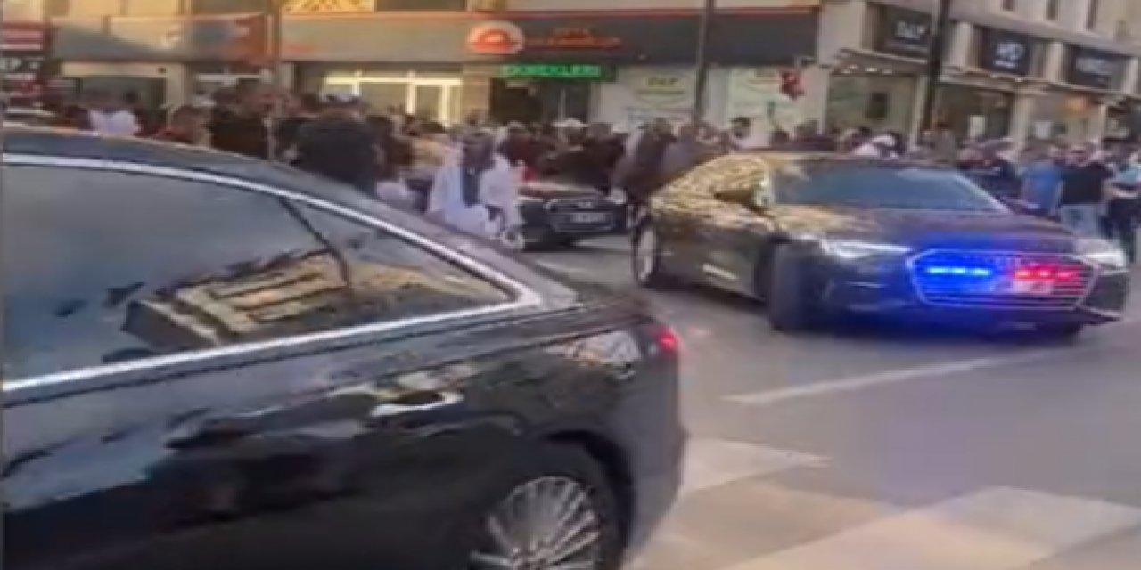 Devlet Bahçeli'nin dev araç konvoyu!