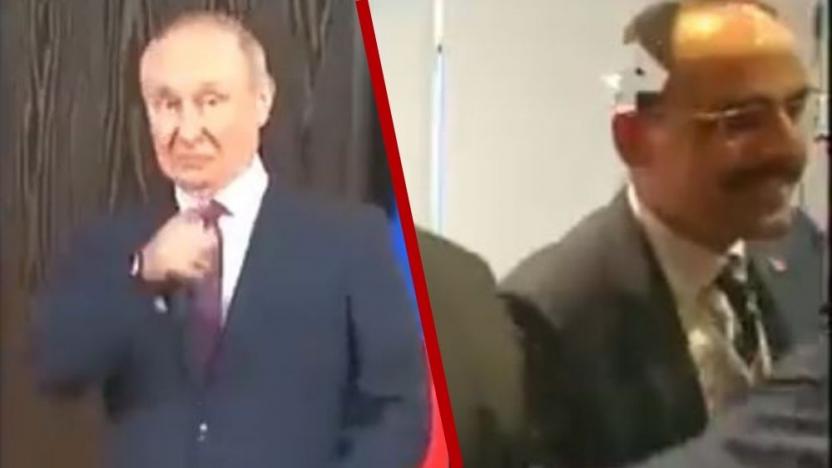 Putin, İbrahim Kalın'ın taklidini yaptı!