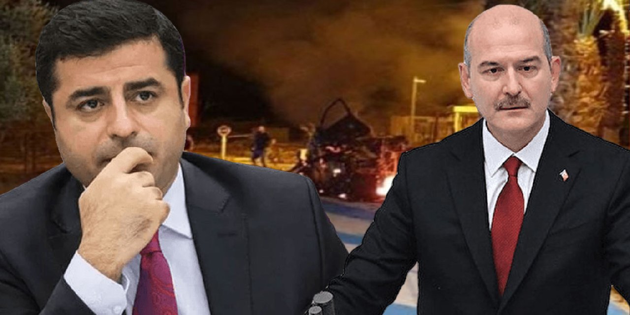 Süleyman Soylu ve Selahattin Demirtaş birbirine girdi! "Kirli" ve "Katil" sözleriyle birbirlerine yüklendiler