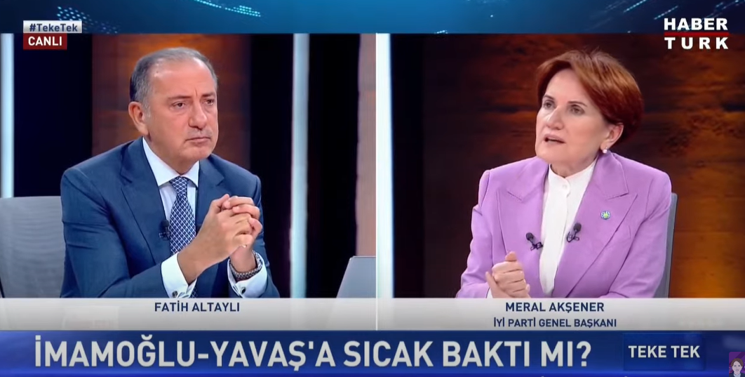 Meral Akşener, Fatih Altaylı'ya konuştu... Ekrem İmamoğlu ve Mansur Yavaş'ın adaylıklarıyla ilgili önemli açıklama!