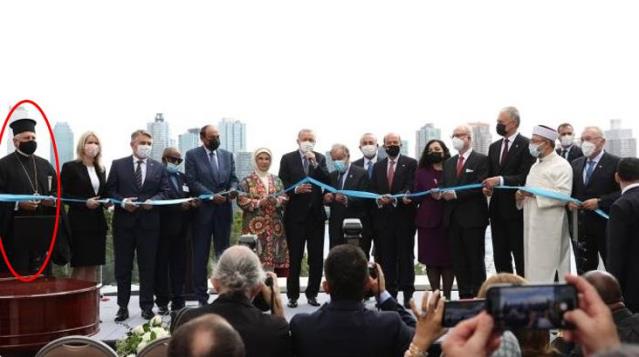 Erdoğan'la kurdele kesen Başpiskopos, Türk ordusuna "işgalci" dedi