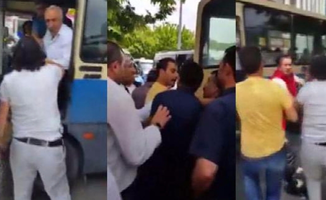 Dolmuşçular ve sivil polisler arasında kavga çıktı!