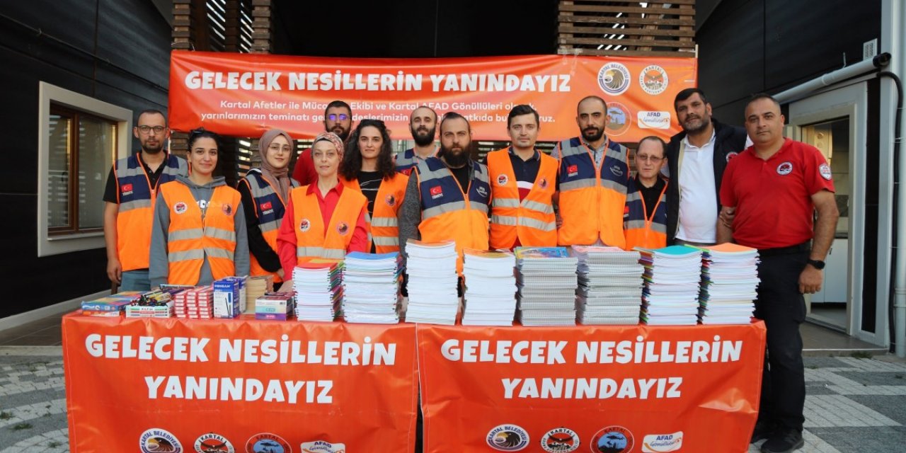 Kartallı Sivil Savunma Ekiplerinden Doğudaki Okullara Yardım Eli