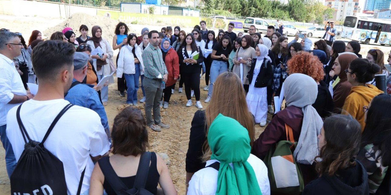 Geleceğin Peyzaj Mimarları Kartal’ın Yeni Alanları İnceledi