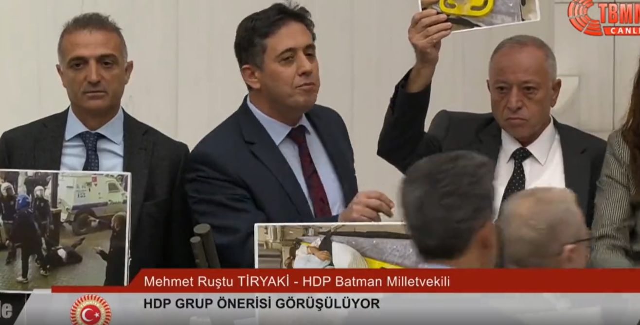 HDP'li vekillerden Meclis'te protesto... Hepsi kürsüye çıktı!
