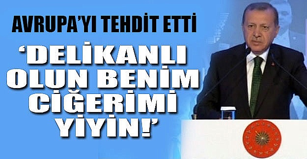 Erdoğan: Hassas olmasak Ermenileri Ermenistan'a göndeririz