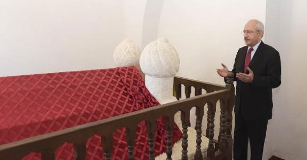 Kılıçdaroğlu türbede dua etti