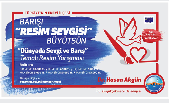 Sevgi ve barış temalı resim yarışması