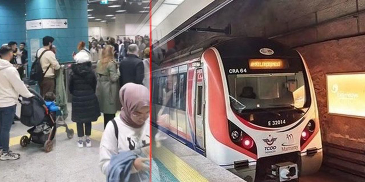 Marmaray'da büyük panik! Tüm yolcular "acil" uyarıyla indirildi