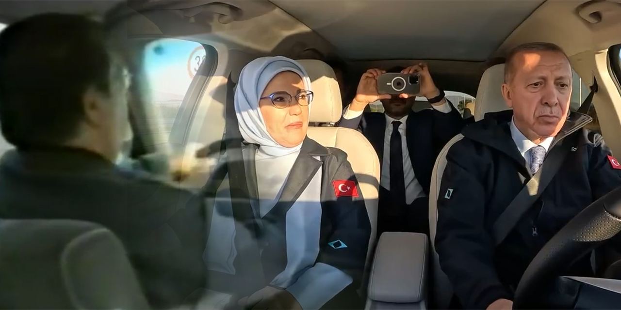Erdoğan, Turgut Özal'ı anımsattı! Yıllar sonra arabanın içinde benzer görüntüler