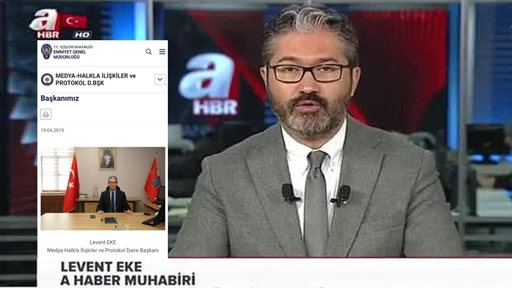 AKP sloganıyla açıklama yapmıştı: Emniyet'in basın müdürü, A Haber muhabiri çıktı!