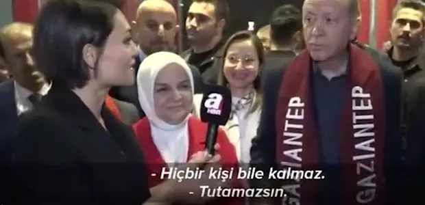 Erdoğan ile A Haber muhabirinin diyaloğu: Ayak yapma