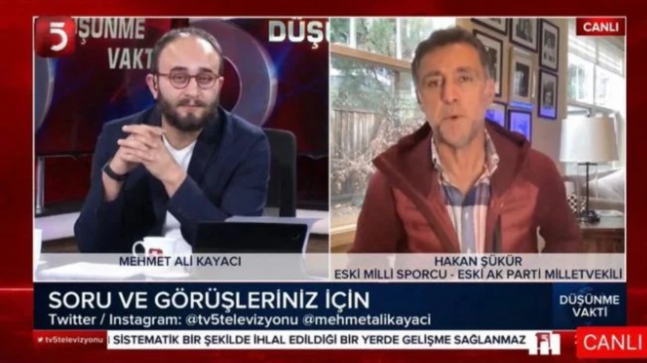 Hakan Şükür'ü konuk alan sunucu kovuldu! RTÜK, TV5 için harekete geçti