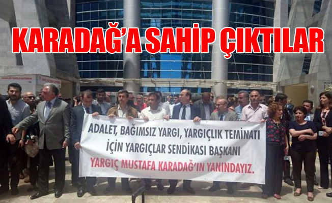 Yargıçlar Sendikası Başkanının sürgünü protesto edildi