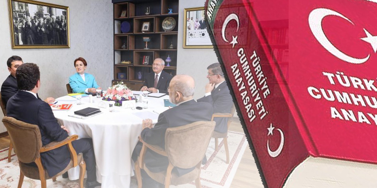 Altılı masadan "anayasa" metni! Her şey hazır...