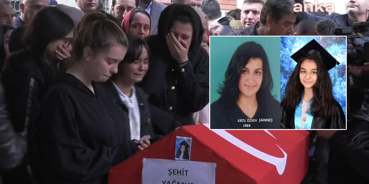 İstiklal'deki terör saldırısında can veren anne-kız gözyaşlarıyla son yolculuğuna uğurlandı