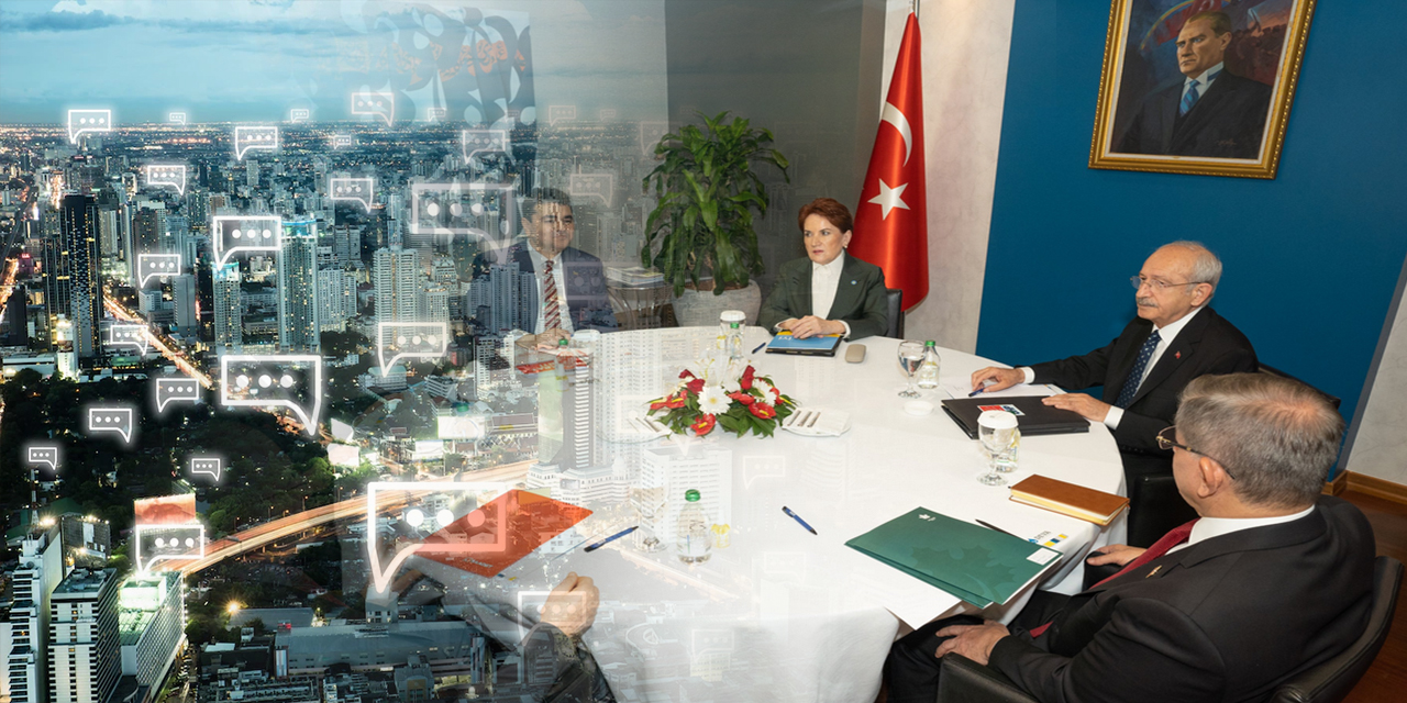 Altılı masa liderlerinden peş peşe paylaşım