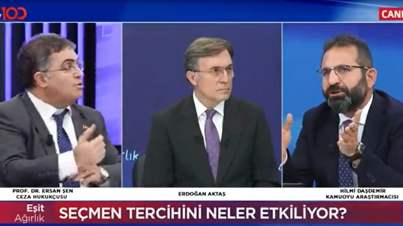 Canlı yayında Ersan Şen ile Hilmi Daşdemir birbirine girdi