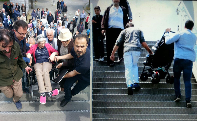 Engelli vatandaşlara 11 yıllık üstgeçit engeli