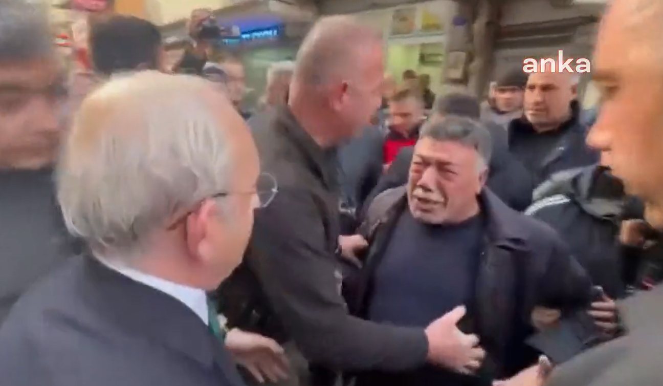 Kalabalığı yardı ve Kılıçdaroğlu'nun önünü kesti! 6 çocuk babası ağlaya ağlaya tek bir şey istedi