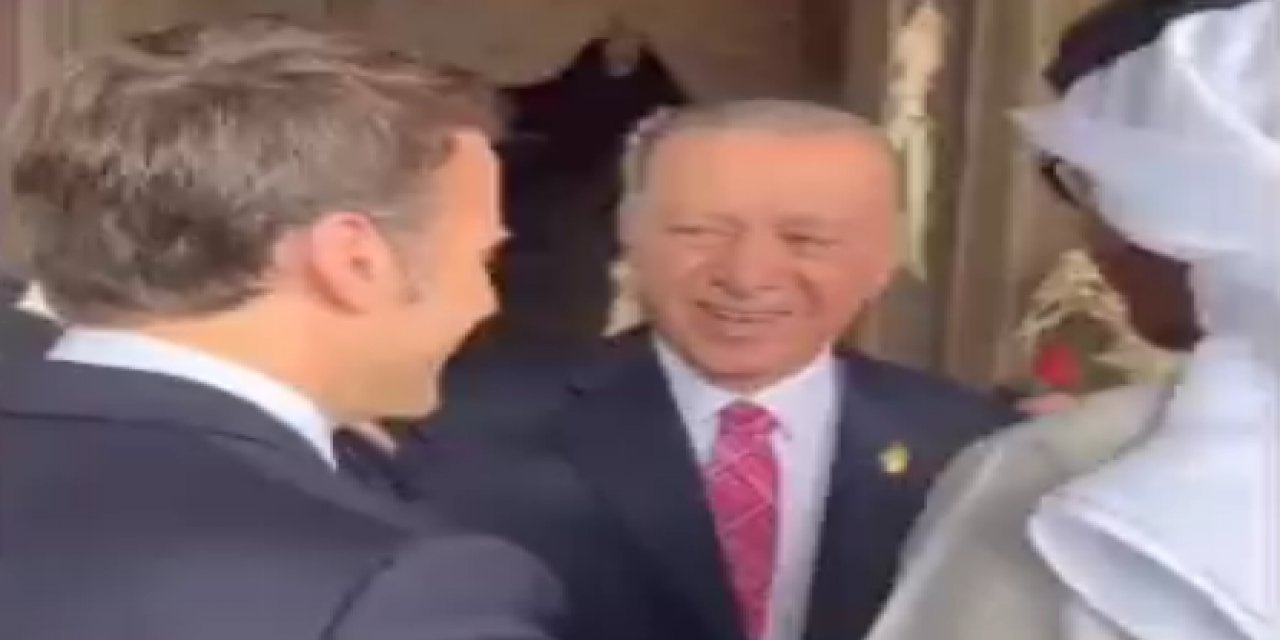 Erdoğan ve Macron arasında "eli omza atma" rekabeti