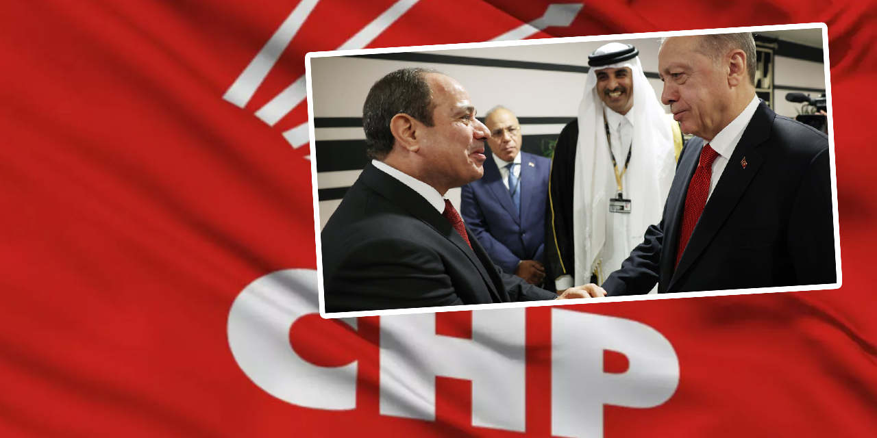 CHP'liler Sisi ile el sıkışan Erdoğan'ı topa tuttu! O sözler hatırlatıldı...