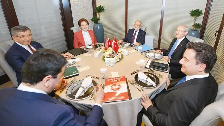 Altılı masa toplantısının davetiyesi ortaya çıktı