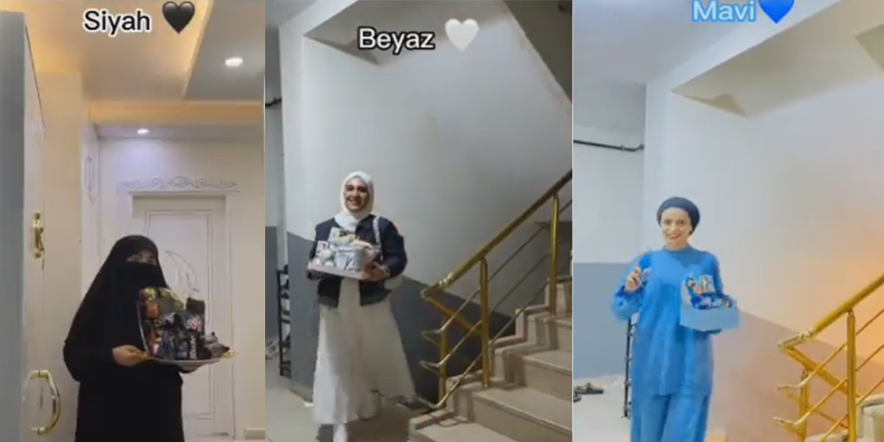 Muhafazakar renk partisinden ilginç video! Yüz binler izledi...