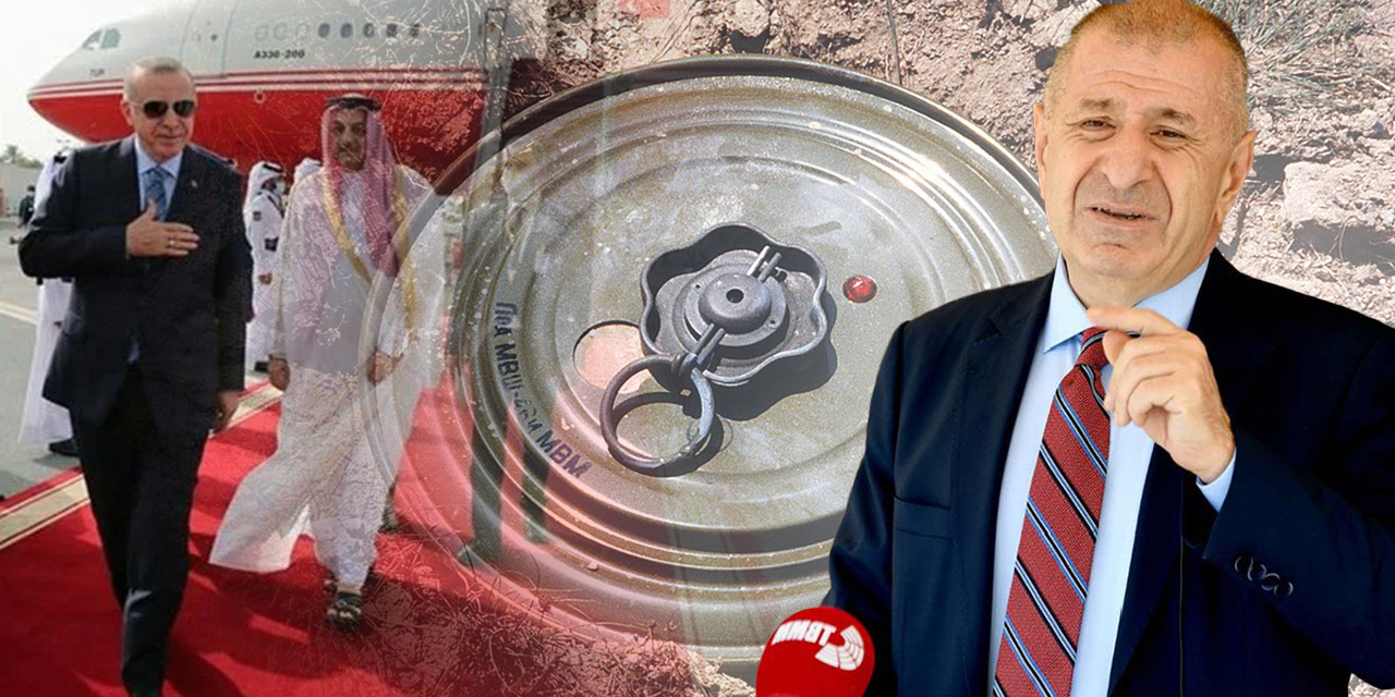 Ümit Özdağ kendilerine "particik" diyen Erdoğan'a elindeki "mayın"la sınır hattından seslendi