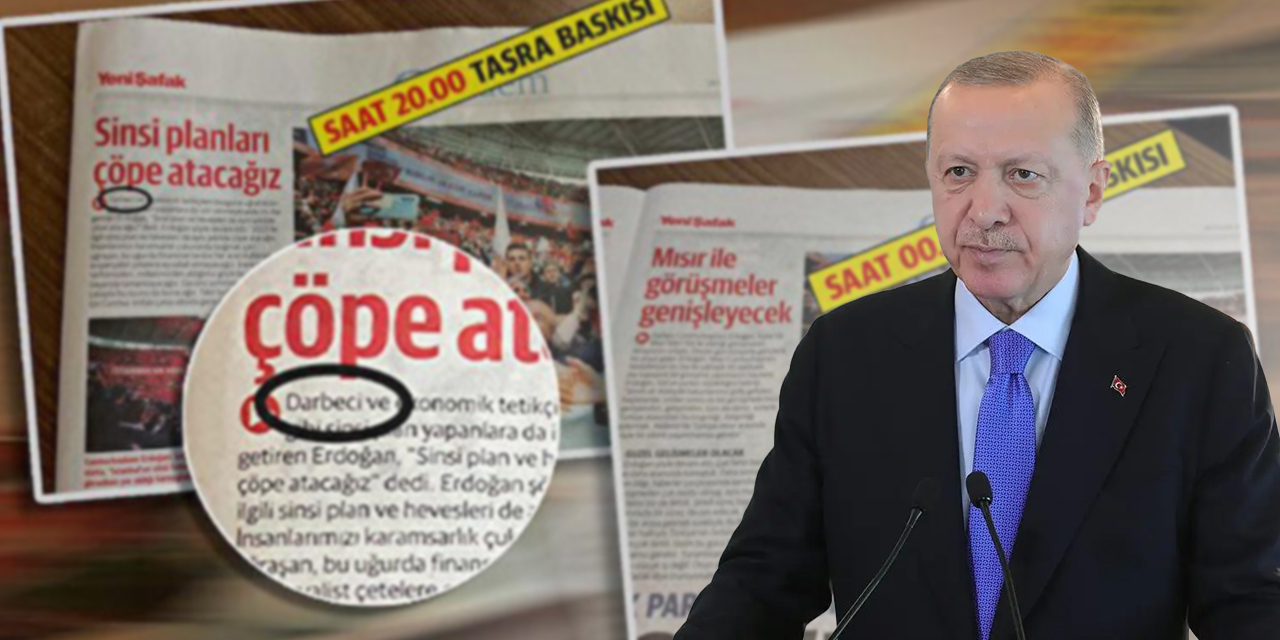 Yeni Şafak'ın eli ayağına dolaştı! Erdoğan ile ilgili o ifade için özür dilediler