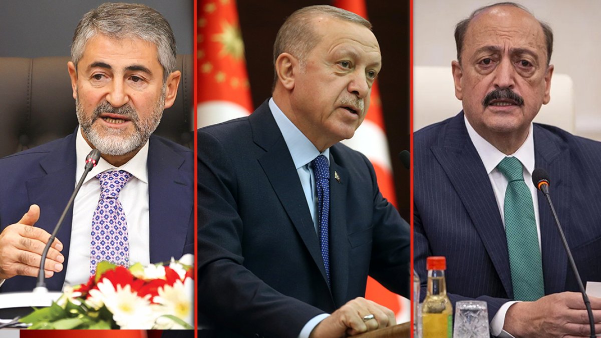 Beştepe'de asgari ücret ve EYT toplantısı: Nebati ile Bilgin Saray'a çıkıyor