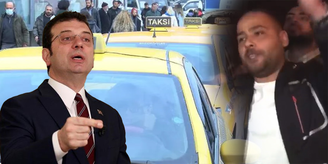 İBB önünde sıra dışı taksici protestosu: "Yolcu almıyoruz diye şikâyet ediyorlar"