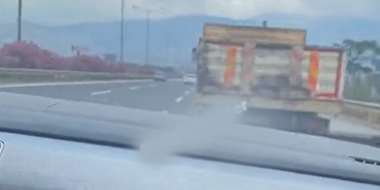 Trafik magandaları makas atmak isterken canından oluyordu