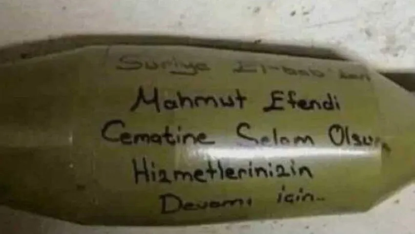 TSK'nın roketinde tarikat liderinin adının ne işi var ?