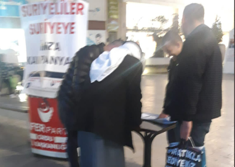 Türkiye'de yaşayan Iraklı, "Suriyeliler gitsin" kampanyasına imza attı