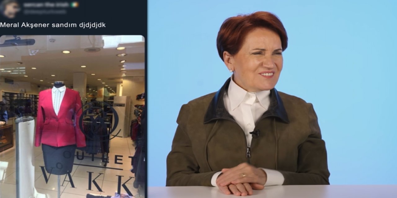 Meral Akşener'in o mankeni görünce verdiği tepki kahkaha attırdı