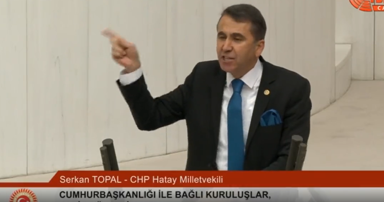 CHP'li vekil AKP ve MHP'lilere parmak sallayarak konuştu: "Sizi çakma milliyetçiler sizi!"