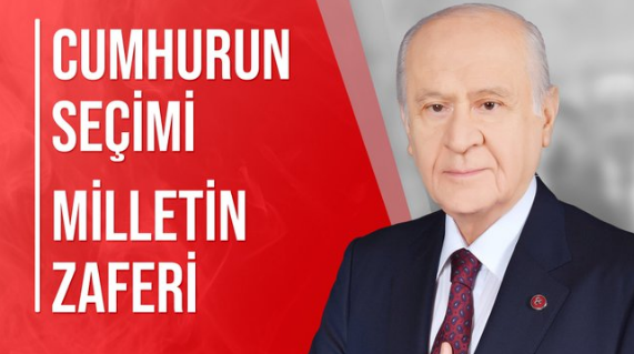 MHP'den dikkat çeken paylaşım: "Cumhur"un Seçimi "Millet"in Zaferi