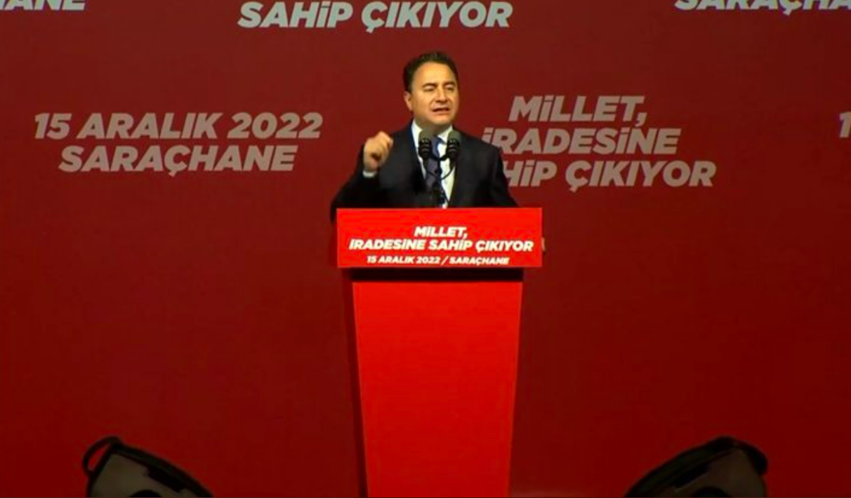 Ali Babacan "Ekrem, Canan, Demirtaş..." dedi, Saraçhane yıkıldı