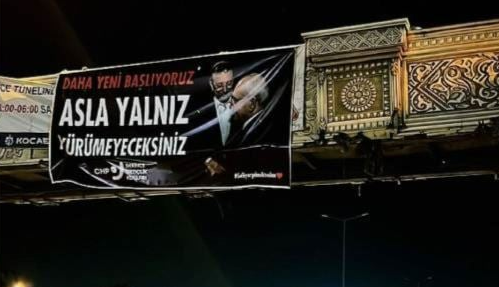 Kılıçdaroğlu ve İmamoğlu afişine gözaltı!