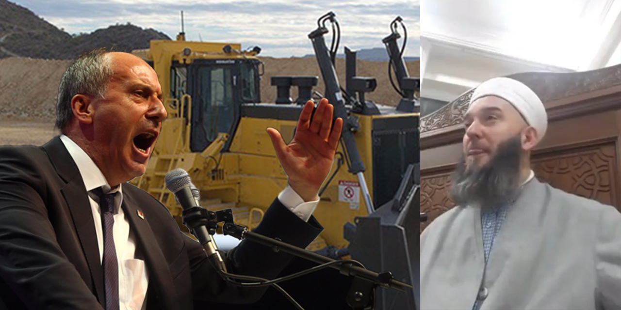 "Tarikat yurtlarını dozerle yıkarım" diyen Muharrem İnce'ye tarikatçıdan yanıt