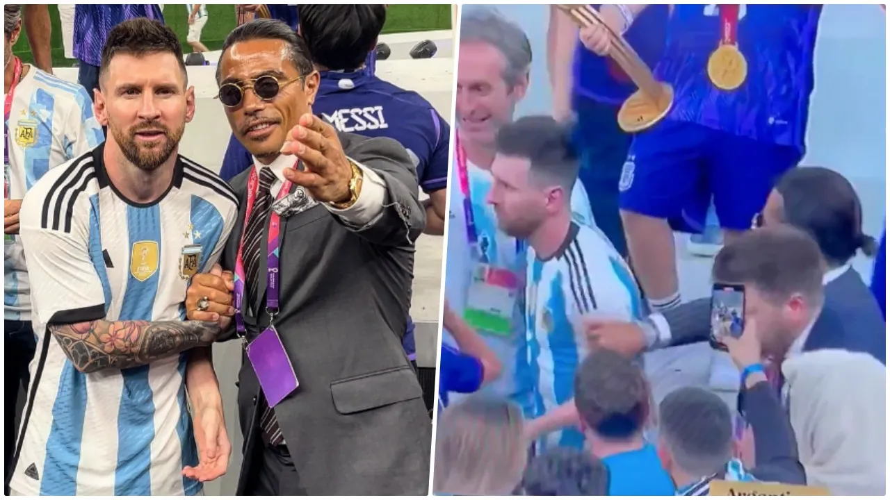 Nusret'e Messi şoku! Sosyal medyanın diline düştü