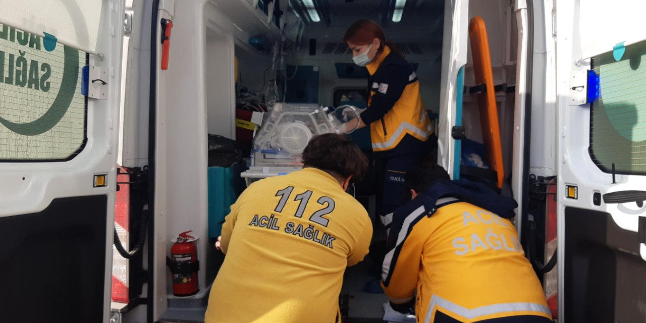 Burdur'da ailesi tarafından terk edilen bebek yaşam mücadelesi veriyor