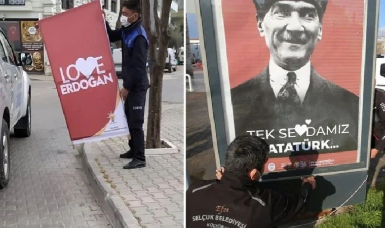 CHP'li Belediyeye 'Love Erdoğan' soruşturması