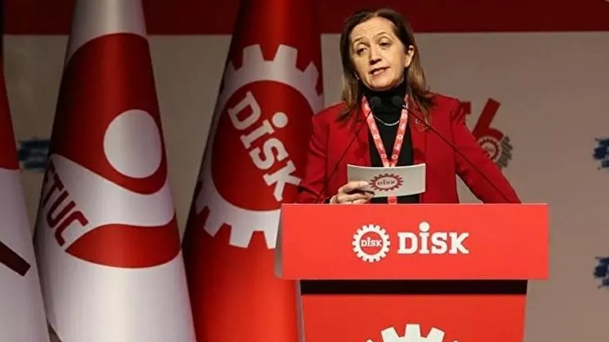 DİSK Başkanı Arzu Çerkezoğlu'ndan asgari ücret tepkisi: "Milyonlarca işçi, ailesiyle yoksulluğa mahkum edilmiştir"