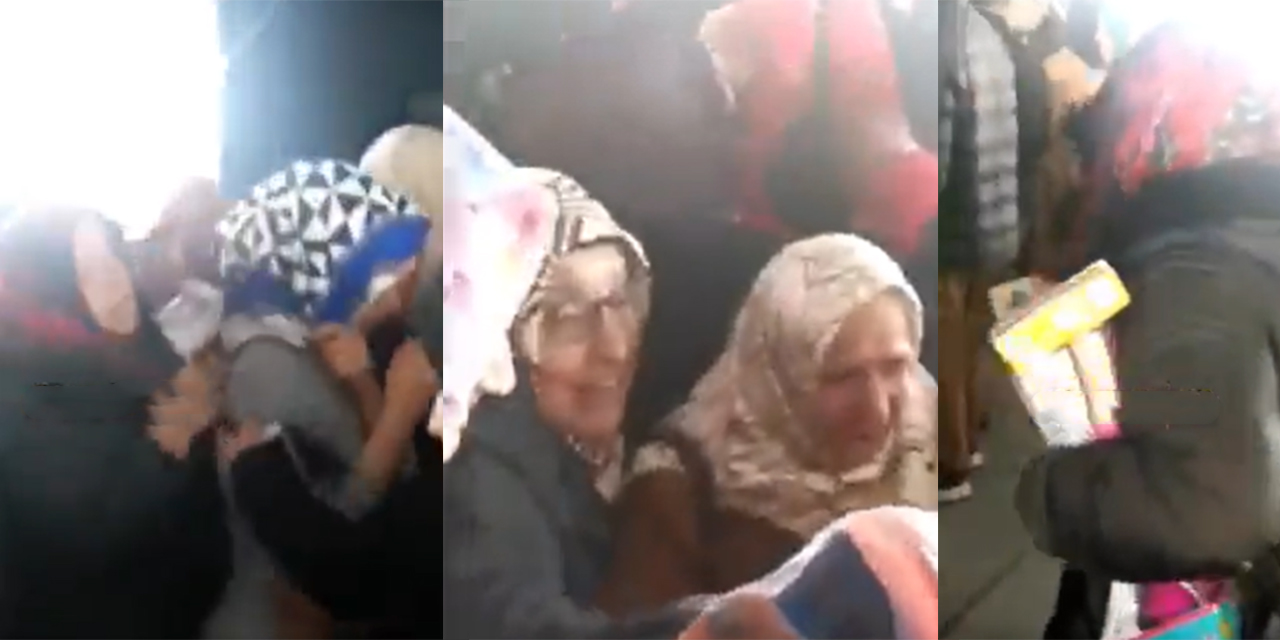Erdoğan oyuncak dağıttı, millet birbirini ezdi! Utanç verici görüntüler...